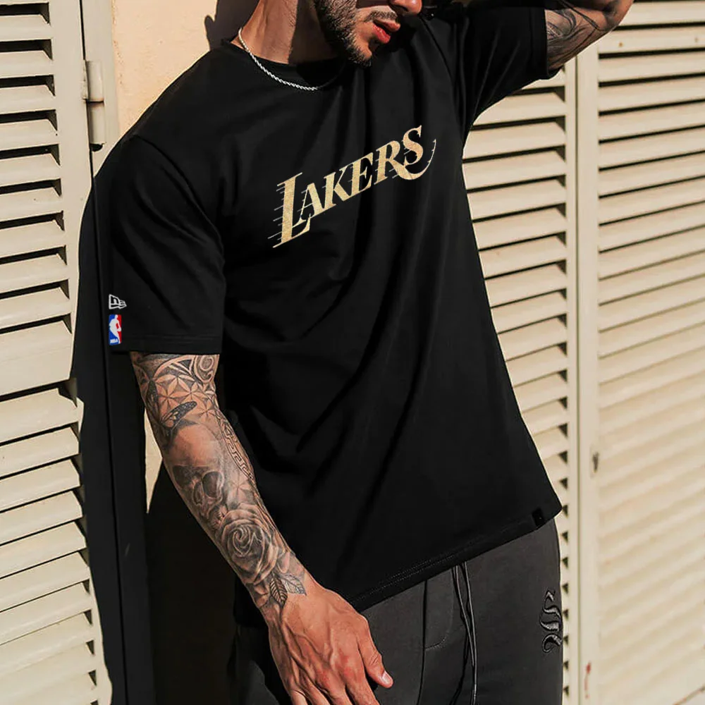 Men's Lakers Champion Logo T-Shirt