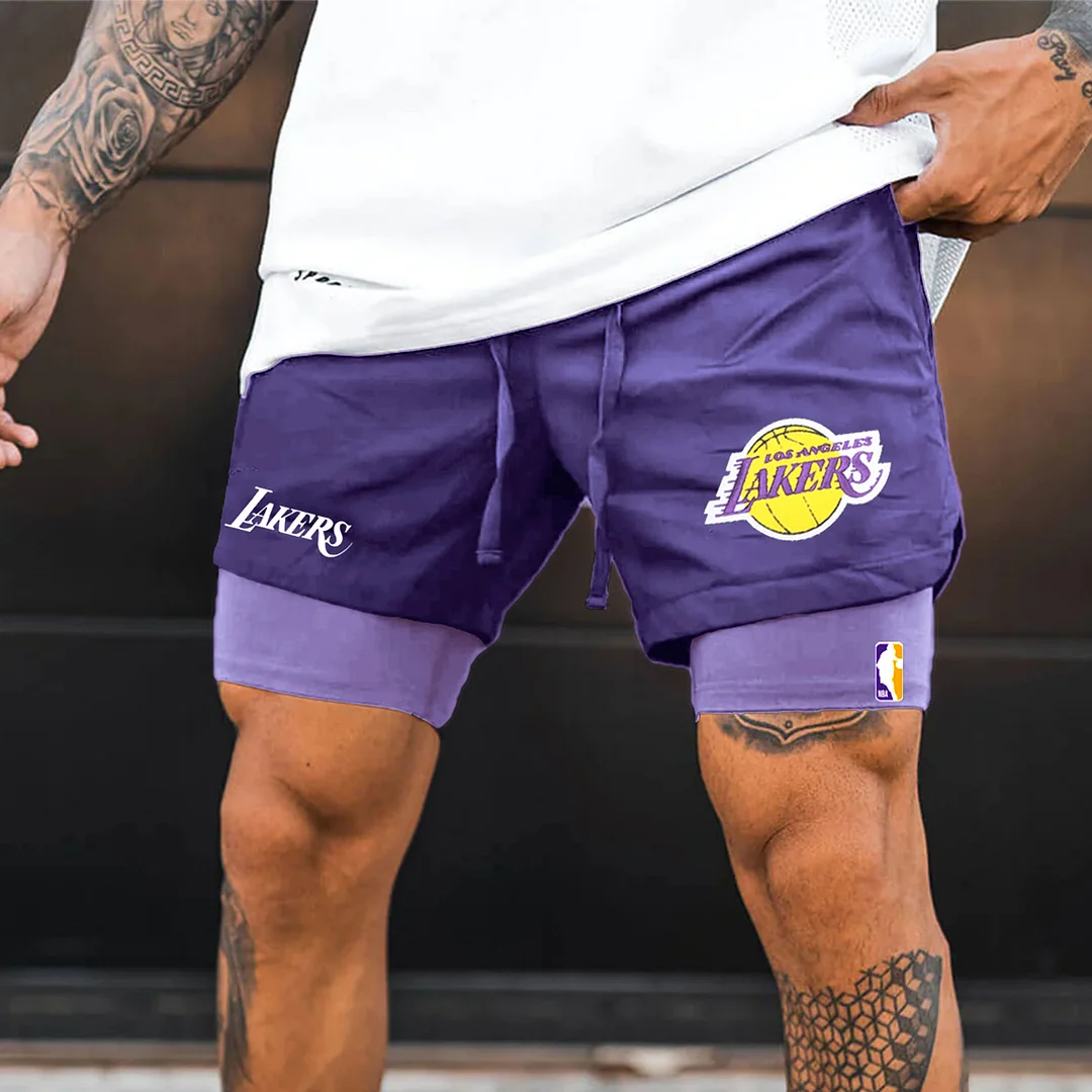 Men's Champion Lakers Mesh Performance Shorts