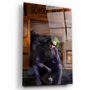 School Bus - Joker - Designers Collection - Glass Wall Art