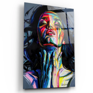 Close Your Eyes - Designers Collection - Glass Wall Art