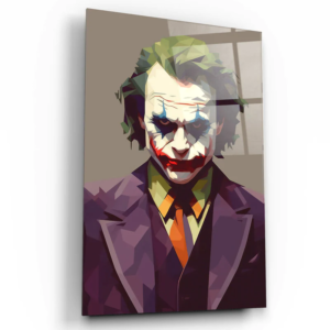 Joker Pixels - Designers Collection - Glass Wall Art