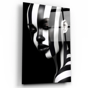 Black and White - Designers Collection - Glass Wall Art