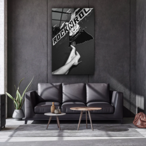 Rock n Roll - Designers Collection - Glass Wall Art