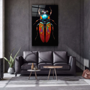 Mystic Bug - Designers Collection - Glass Wall Art