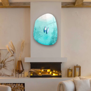 Maldives - Amorphous Collection - Glass Wall Art